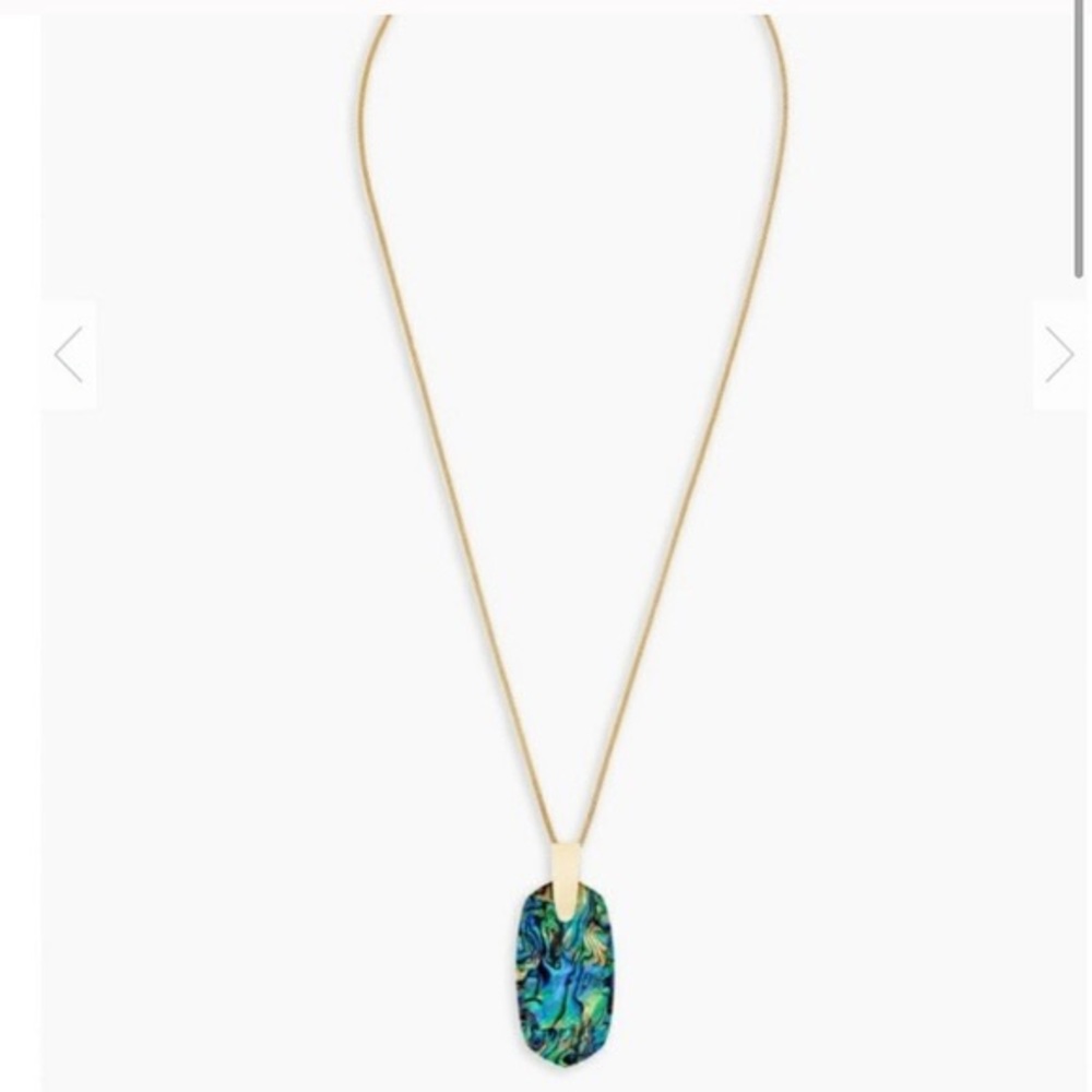 Kendra Scott Inez necklace yellow gold NWT